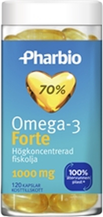 Pharbio Omega-3 Forte 120 kapslar