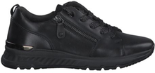 Jana Sneakers Leather Zip Black