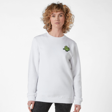 Ghostbusters Slimer Pocket Square Sweatshirt - Weiß - L