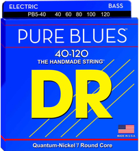 DR Strings PB5-40 Pure blues 5-strenget bas-strenge, 040-120