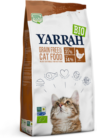 Zum Sonderpreis! Yarrah Bio Katzenfutter 700 g / 800 g / 6 kg - Bio Huhn & Fisch getreidefrei (800 g)