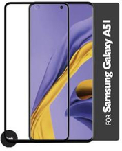 GEAR Härdat Glas 3D Gum Full Cover Svart Samsung A51