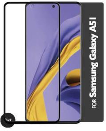 GEAR Härdat Glas 3D Gum Full Cover Svart Samsung A51