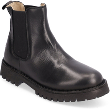 Slfriley Leather Chelsea Boot Shoes Chelsea Boots Black Selected Femme