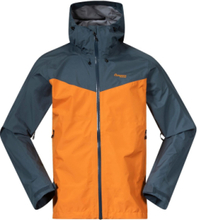 Skar Light 3L Shell Jacket Men Sport Rainwear Rain Coats Yellow Bergans