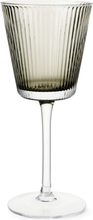Gc Nouveau Vinglas 18 Cl Smoke 2 Stk. Home Tableware Glass Wine Glass White Wine Glasses Grey Rosendahl
