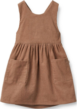 Dress Annie Dresses & Skirts Dresses Dungaree Dress Marineblå Wheat*Betinget Tilbud