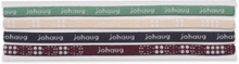 Johaug Hairband 4Pk Accessories Sports Equipment Hairbands - Sport Rød Johaug*Betinget Tilbud