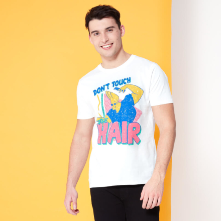 Cartoon Network Spin-Off Johnny Bravo Don't Touch The Hair T-Shirt - White - L