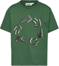 Riley T-shirts Short-sleeved Grønn Molo*Betinget Tilbud