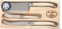 Ostesett 3 Stk Laguiole Home Tableware Cutlery Cheese Knives Jean Dubost*Betinget Tilbud