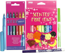 Pack Med Pennor Toys Creativity Drawing & Crafts Drawing Coloured Pencils Multi/patterned Sense
