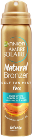 Natural Bronzer Self Tan Face Mist Spray Selvbruner Nude Garnier