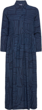 Stripes Flared Long Dress Dresses Shirt Dresses Marineblå Bobo Choses*Betinget Tilbud