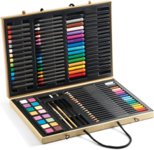 Big Box Of Colours Toys Creativity Drawing & Crafts Drawing Coloured Pencils Multi/mønstret Djeco*Betinget Tilbud