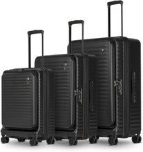 Echolac Celestra 4-Wheel Luggage S/M/L, Black