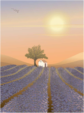 Lavender Field - Poster Home Decoration Posters & Frames Posters Nature Multi/patterned Vissevasse