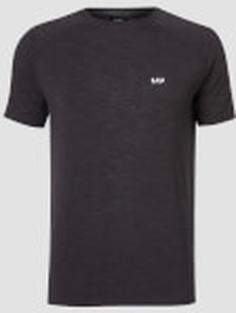 Męski T-shirt z krótkim rękawem z kolekcji Performance MP – czarny/Carbon - XXS