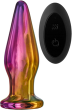 Glamour Glass Remote Vibe Tapered Plug | Trådlös analplugg