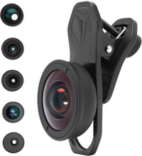 Linocell 5-i-1 Objektiv-kit for mobilkamera