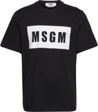 T-Shirt/T-Shirt T-shirts Short-sleeved Svart MSGM*Betinget Tilbud