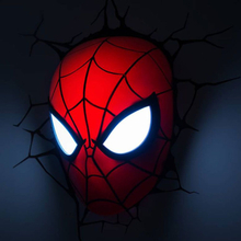 3D Spider-Man Mask light
