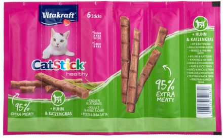 Vitakraft Cat Stick Healthy - Scholle & Omega 3 (6 x 6 g)