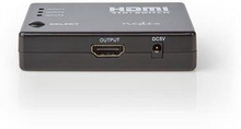 Nedis HDMI - Switch | 3-Port port(s) | 3x HDMI- Ingång | 1x HDMI- utgång | 1080p | 3.4 Gbps | ABS | Svart