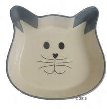 Trixie Keramiknapf Katzengesicht - Sparset: 2 Stück