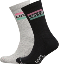 Levis Regular Cut Sprtwr Logo 2P Underwear Socks Regular Socks Multi/mønstret Levi´s*Betinget Tilbud
