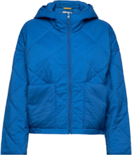 Wide Fit Quilted Jacket Fodrad Jacka Blue Esprit Casual