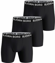 Björn Borg 3P Performance Shorts 2203 Schwarz Polyester Small Herren