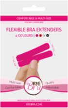 Bye Bra Flexible Bra Extenders 2-Hook Pink