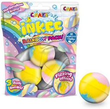 Craze Inkee Rainbow Bath Bomb Pack! - Marshmallow Aroma