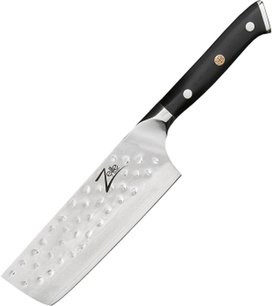 Alpha-Royal Japanese Serie 6" Nakiri-matlagningskniv damaskus-stål