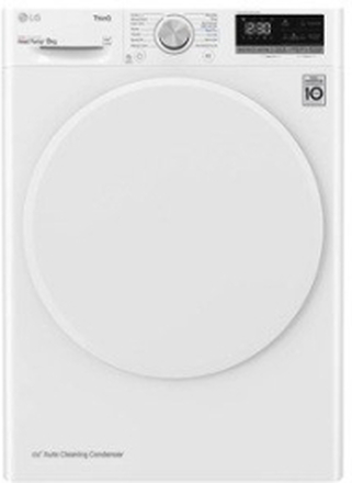 LG F0RV308N1WD Kondenstørretumbler - Hvid