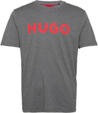 Dulivio T-shirts Short-sleeved Grå HUGO*Betinget Tilbud