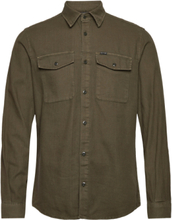 Marine Slim Shirt L\S Skjorte Uformell Kakigrønn G-Star RAW*Betinget Tilbud