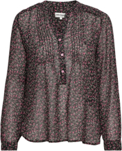Helena Shirt Bluse Langermet Multi/mønstret Lollys Laundry*Betinget Tilbud