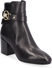 Rory Mid Bootie Shoes Boots Ankle Boots Ankle Boot - Heel Svart Michael Kors*Betinget Tilbud