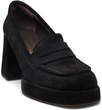 Shoes Shoes Heels Heeled Loafers Svart Laura Bellariva*Betinget Tilbud
