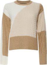 Madelyn Cable Jumper Tops Knitwear Jumpers Beige French Connection