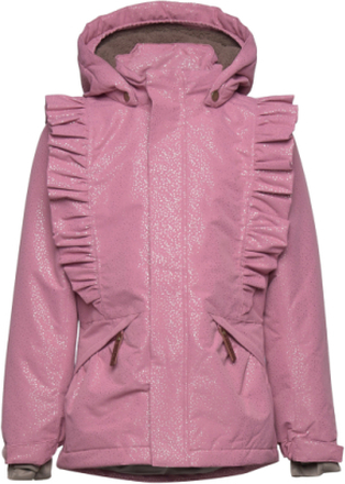 Jacket Glitter Outerwear Jackets & Coats Winter Jackets Pink En Fant