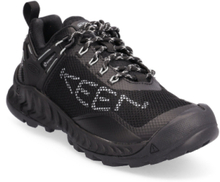 Ke Nxis Evo Wp W-Black-Cloud Blue Shoes Sport Shoes Outdoor/hiking Shoes Svart KEEN*Betinget Tilbud