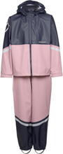 Waterman Kids Set9 Sport Rainwear Rainwear Sets Pink Didriksons