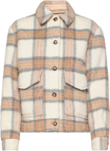 Brushed Wool Overshirt Tops Overshirts Multi/patterned WOOLRICH