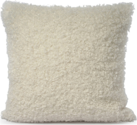 Curly Lamb Fake Fur 50X50Cm Home Textiles Cushions & Blankets Cushion Covers Hvit Ceannis*Betinget Tilbud
