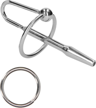 Ouch!: Urethral Sounding, Steel Plug with Ring, 8 mm