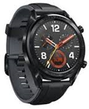 Watch GT 46mm Black Stainless Steel Black Silicone Strap Sort