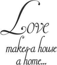 Väggdekor - Väggord | Love Makes A House A Home